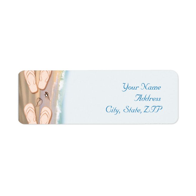 Flip Flops on the Beach (Front)