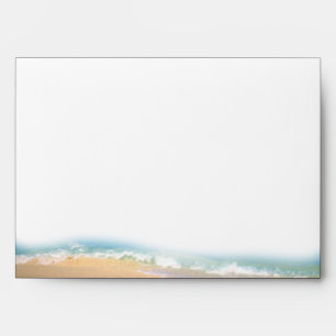 Flip Flops on the Beach Wedding Envelope
