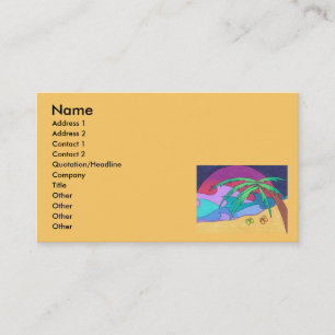 Flip Flops on the Sand Business Cards Templates