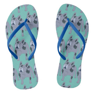 Flip Flops pair French Bulldogge Badesandy