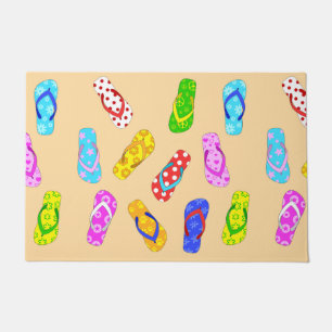 Flip Flops Pattern Door Mat