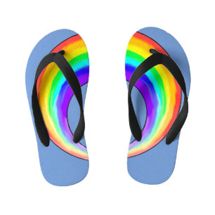 flip flops _ rainbow boy