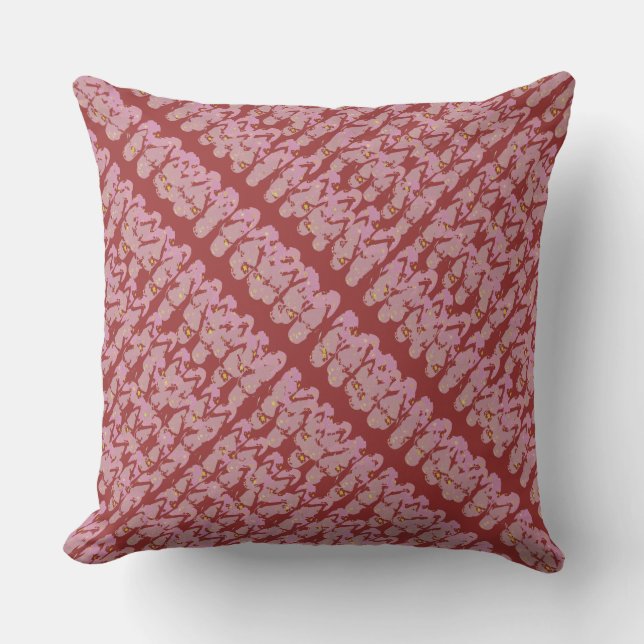 Flip Flops Red Pink Cushion (Front)