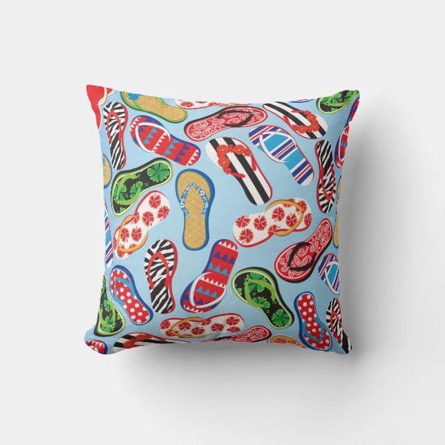 Flip flops Sandals Pillow (Front)
