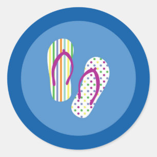 Flip Flops Seal Sticker