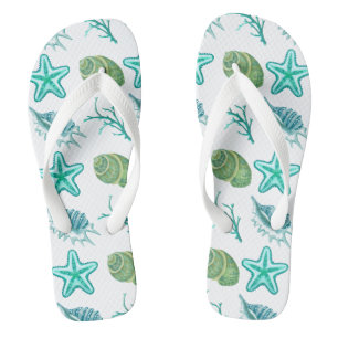 Flip Flops-Seashells Flops