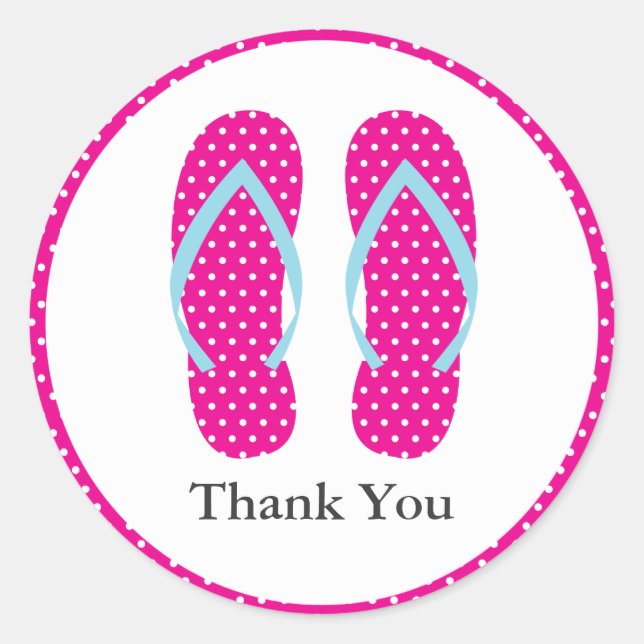 Flip Flops Stickers (Front)