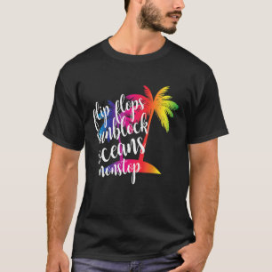 Flip Flops Sunblock TShirt For Sun Sea Surf Lovers