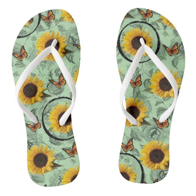 Flip Flops Sunflower (Footbed)