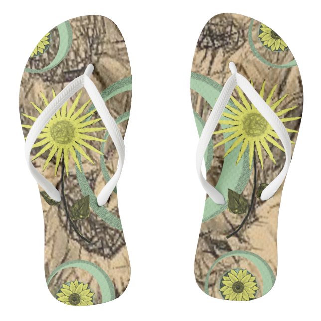 Flip Flops Sunflower (Footbed)