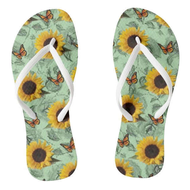 Flip Flops Sunflower (Footbed)