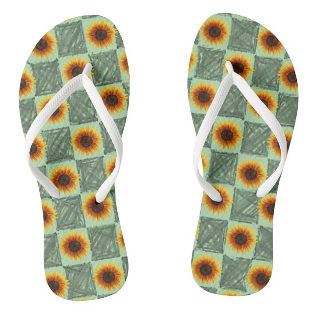 Flip Flops Sunflower (Footbed)