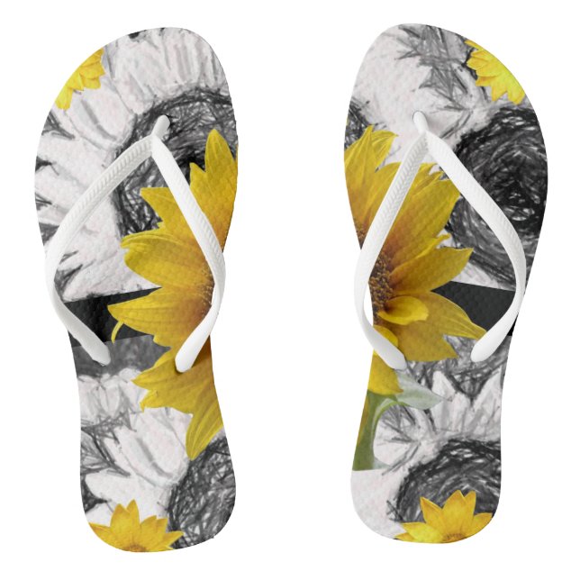 Flip Flops Sunflower (Footbed)
