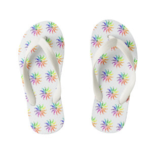 Flip Flops - Tiled Colour Wheel