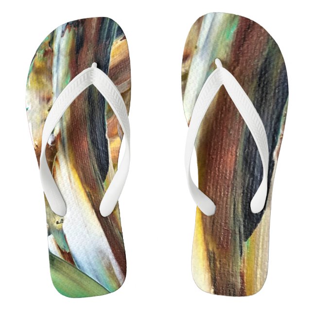 Flip Flops -Unique in the world -On vacation, on t (Footbed)