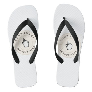 Flip Flops Wide Straps - Custom (add image/text)