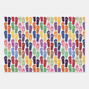 Flip Flops - Wrapping Paper Sheet