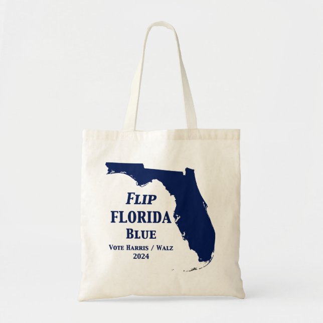 Flip Florida Blue in 2024 Tote Bag (Front)