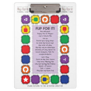 Flip For It! 5 in One Gameboard Clipboard