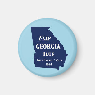 Flip Georgia Blue in 2024 Magnet
