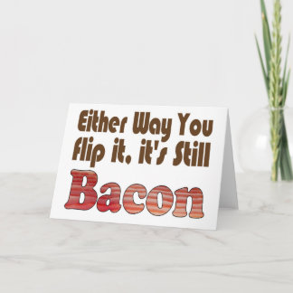 Flip it Bacon Holiday Card