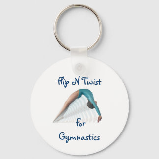 Flip N Twist, For Gymnastics Key Ring