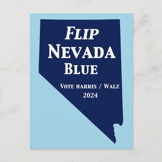 Flip Nevada Blue in 2024 Postcard (Front)
