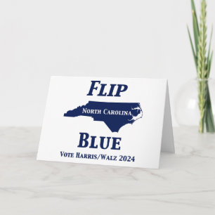 Flip North Carolina Blue in 2024 Card