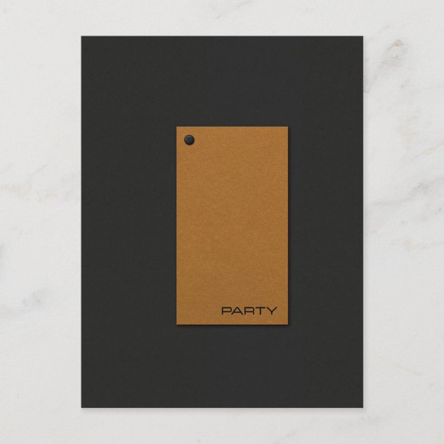 Flip Party Invitation Postcard (Front)