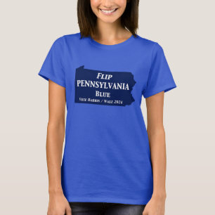 Flip Pennsylvania Blue in 2024 T-Shirt