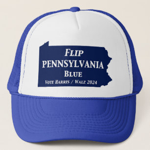 Flip Pennsylvania Blue in 2024 Trucker Hat