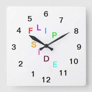 Flip Side Clock
