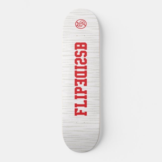 Flip Side For The Real Skateboarders Skateboard (Front)