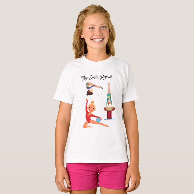 Flip, Smile, Repeat! T-Shirt (Front Full)