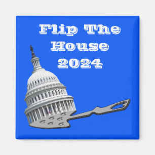 Flip The House Vote Blue 2024 Magnet