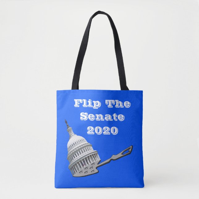 Flip The Senate Vote Blue 2020 Tote Bag (Front)