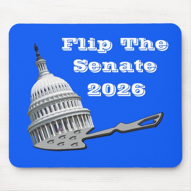 Flip The Senate Vote Blue 2026 Mouse Mat (Front)
