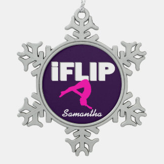 Flip Tumbling gymnast ornament