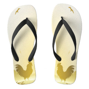 Flipflop Sandals Sunny Morning Farm Country Rustic