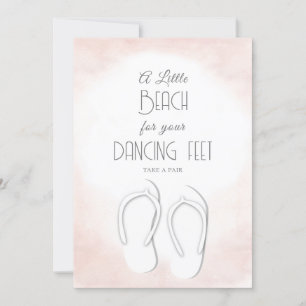 Flipflops Dancing Feet Invitation
