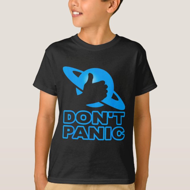Flipn Sweet Don't Panic  T-Shirt (Front)