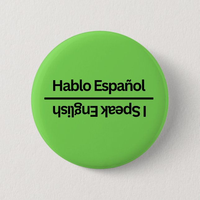 Flippable Bi-lingual Volunteer Pins  (Front)