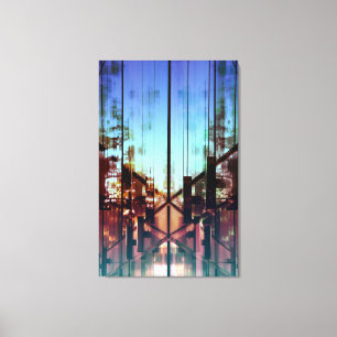 Flipped Lights Contemporary Fine Art Photography Canvas Print