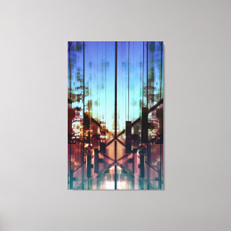 Flipped Lights Contemporary Fine Art Photography Canvas Print