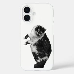 Flipped Whiskers Cat Phone Case