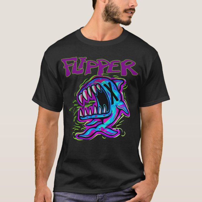 Flipper funny T-Shirt (Front)
