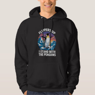 Flippers Up I Stand With The Penguins 1 Hoodie