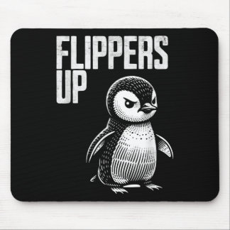 Flippers Up Penguin Resistance Subtle Anti Protest Mouse Mat