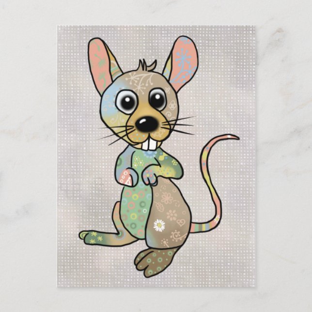 Flippige Maus Postcard (Front)