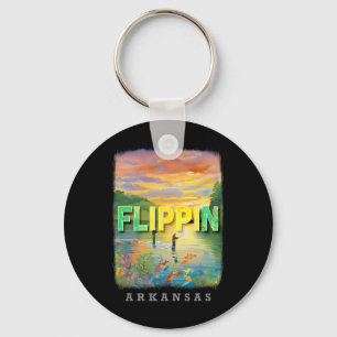 Flippin Arkansas Ar Fishing Paradise Sd760 Key Ring